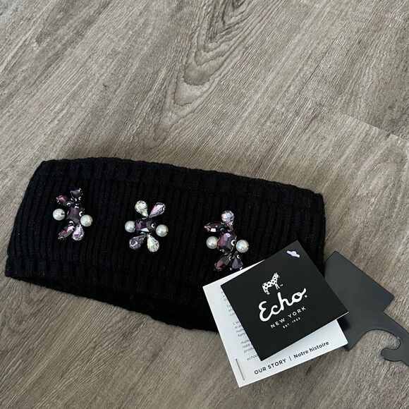 Echo Black Headband NEW - Picture 2 of 5